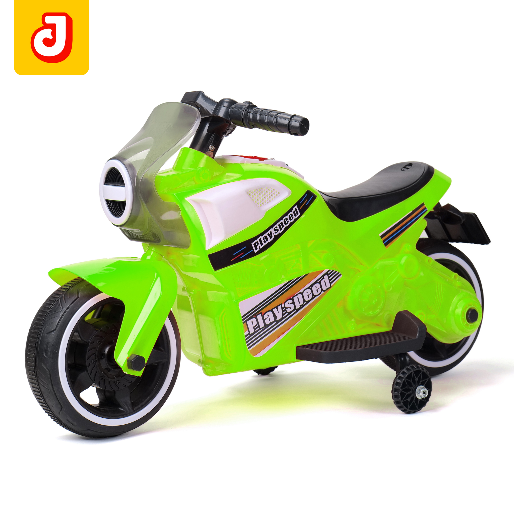Jammbo Nitro Battery Operated Bike - Green (Age 2-5)