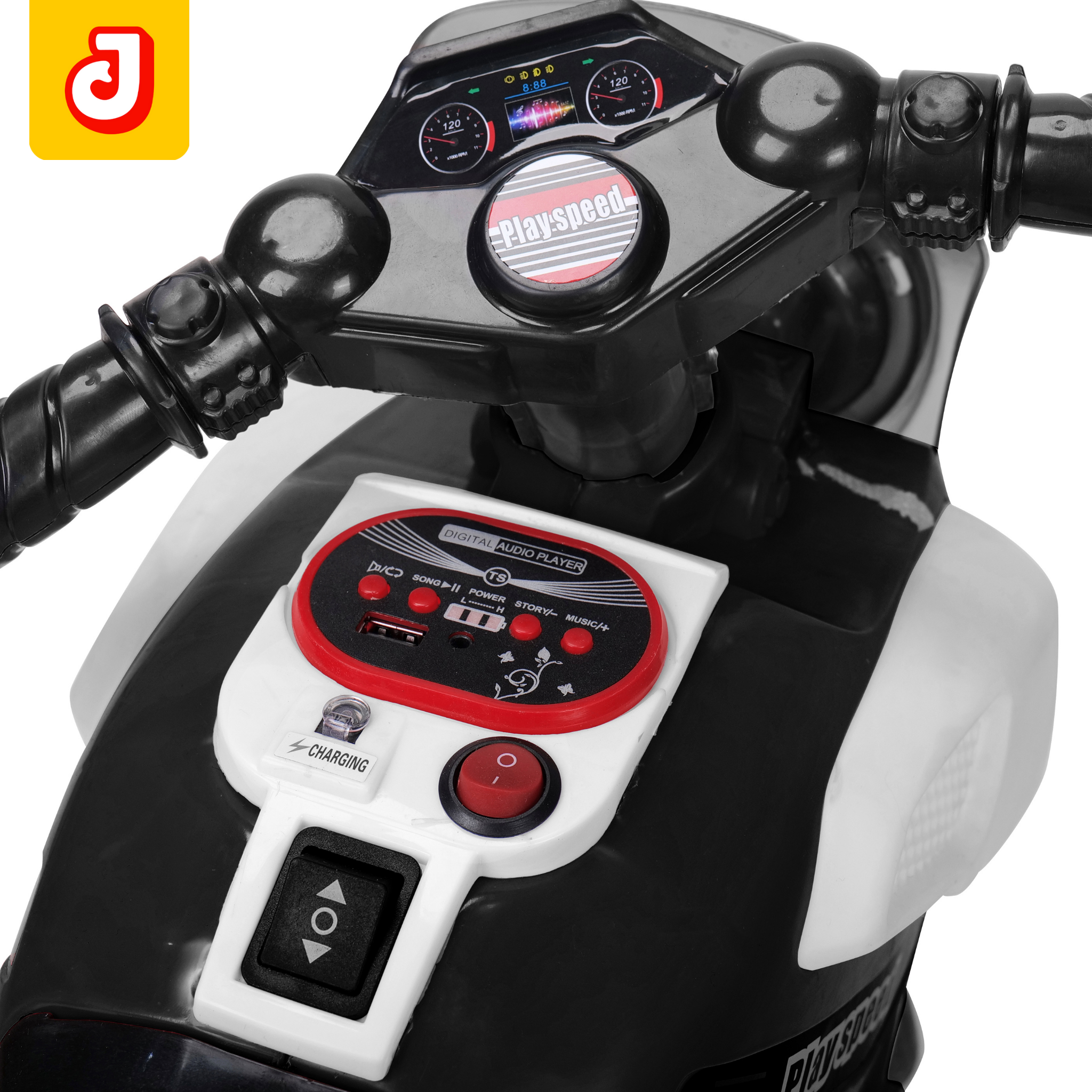 Jammbo Nitro Battery Operated Bike - Black (Age 2-5)