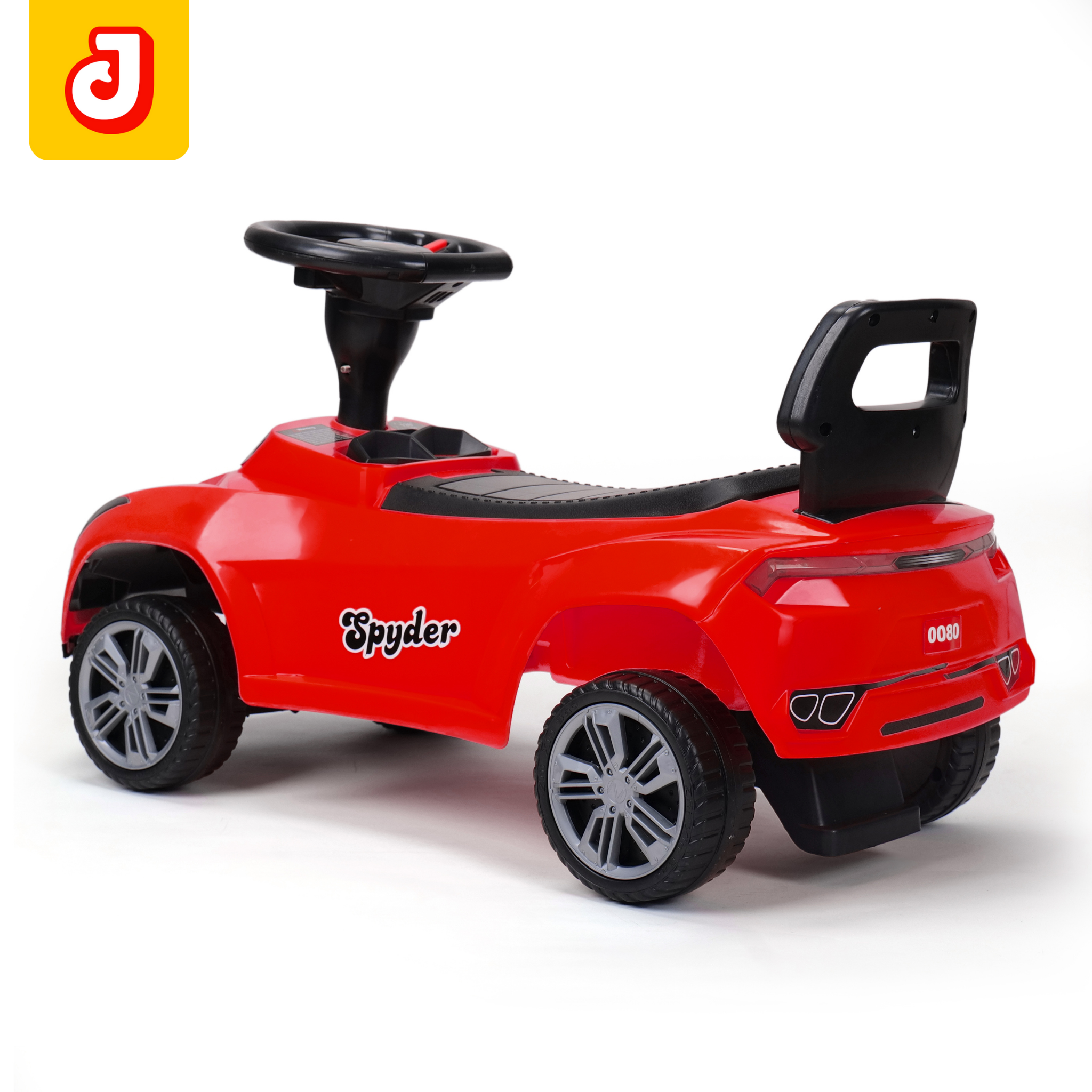 Jammbo Dash Kids Manual Car - Red (Age 2-5)