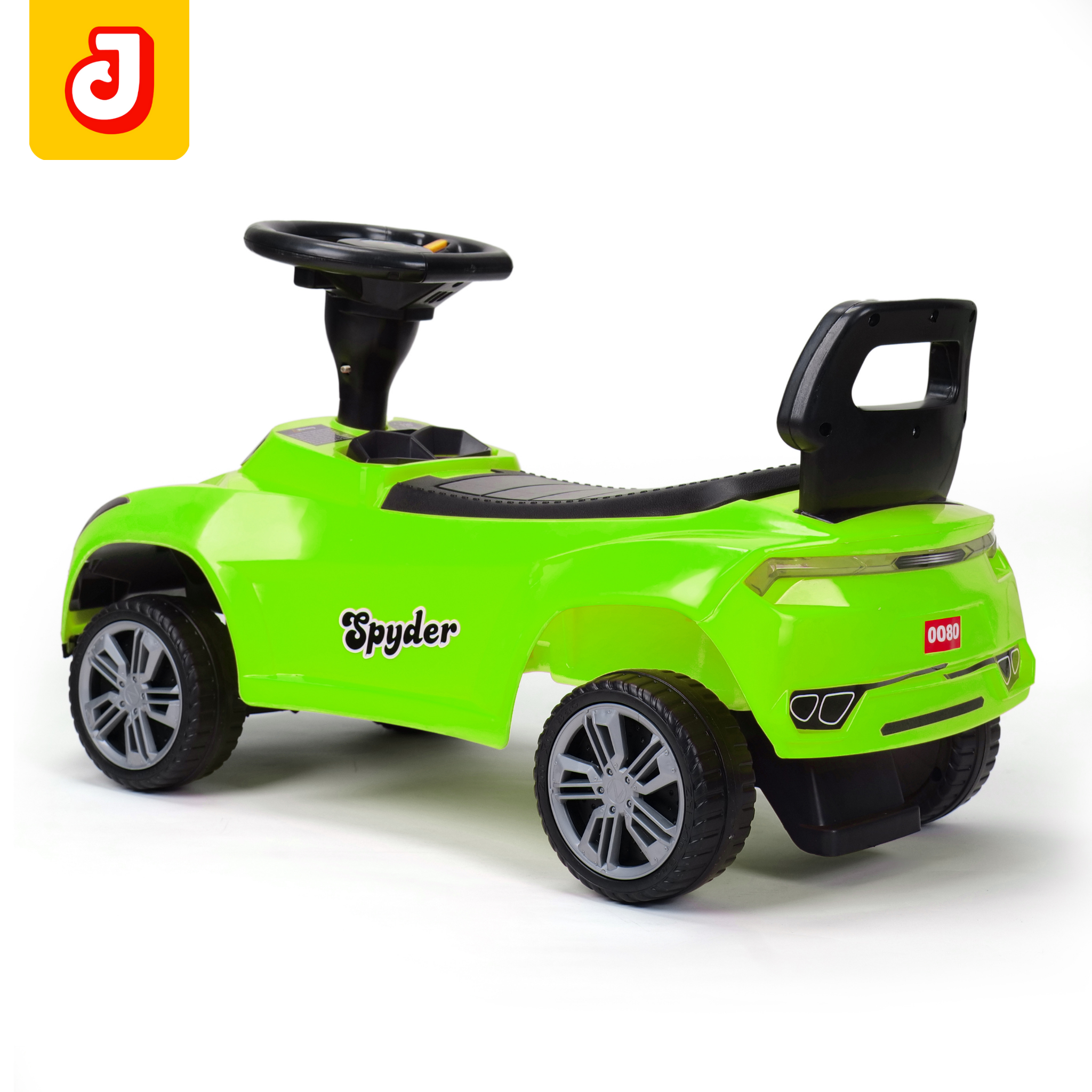 Jammbo Dash Kids Manual Car - Green (Age 2-5)