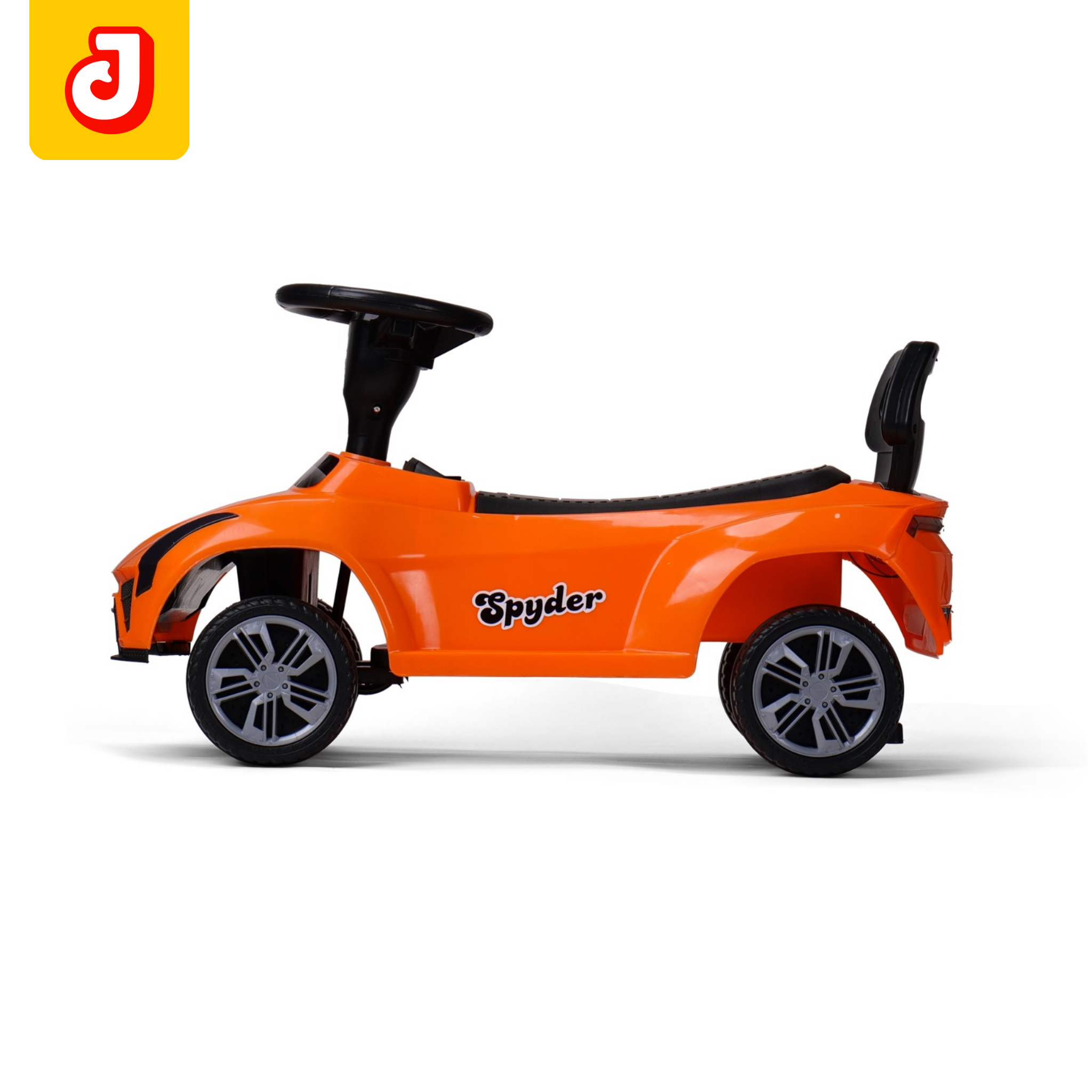 Jammbo Dash Kids Manual Car - Orange (Age 2-5)