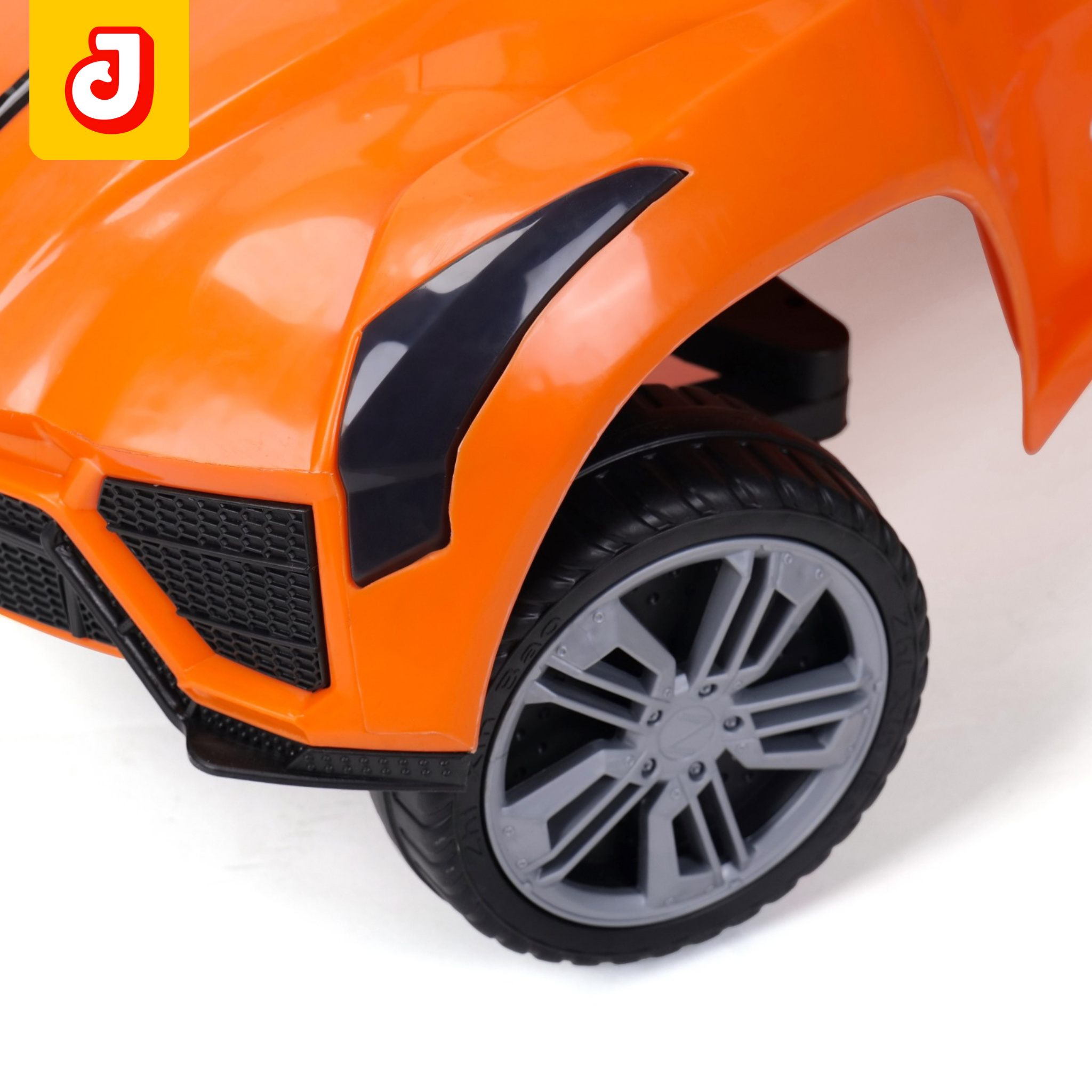 Jammbo Dash Kids Manual Car - Orange (Age 2-5)