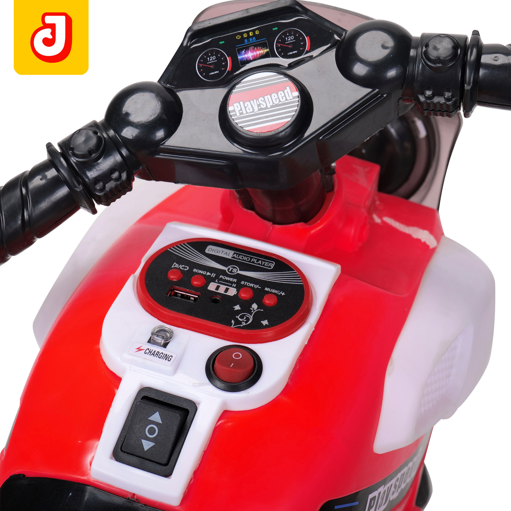 Jammbo Nitro Battery Operated Bike - Red (Age 2-5)