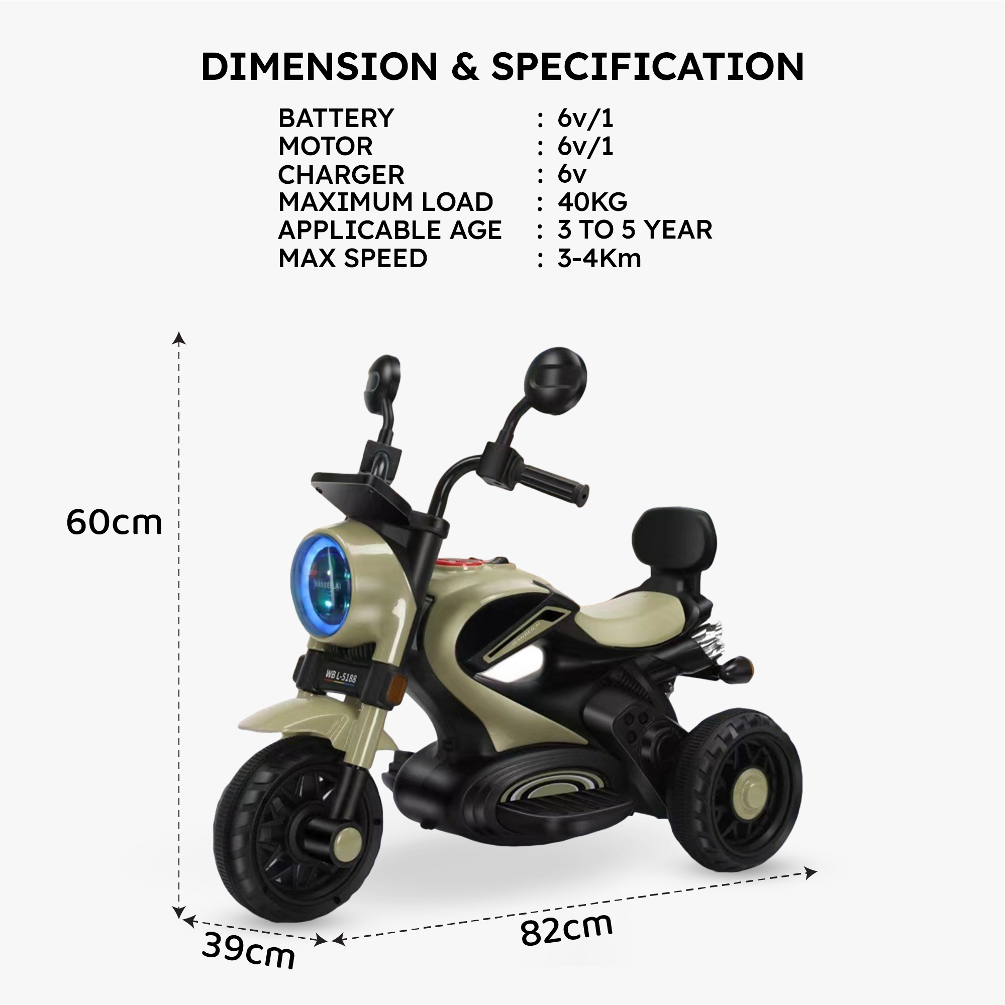 Super Harley - Golden (Age 1-5)