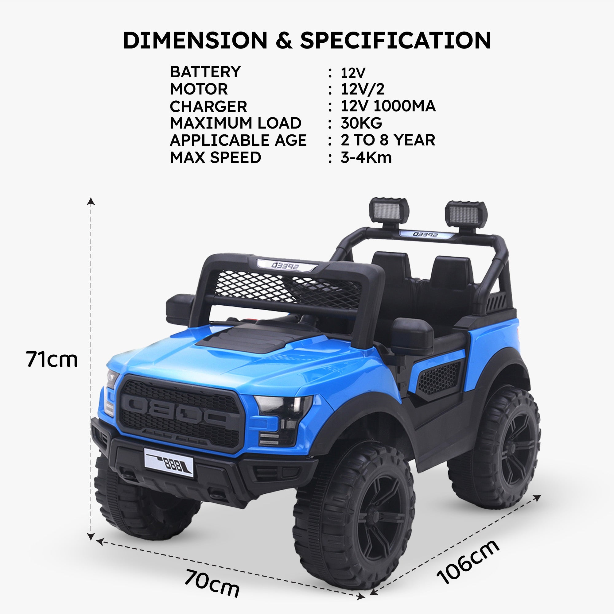 Pobo - Blue (Age 2-8)