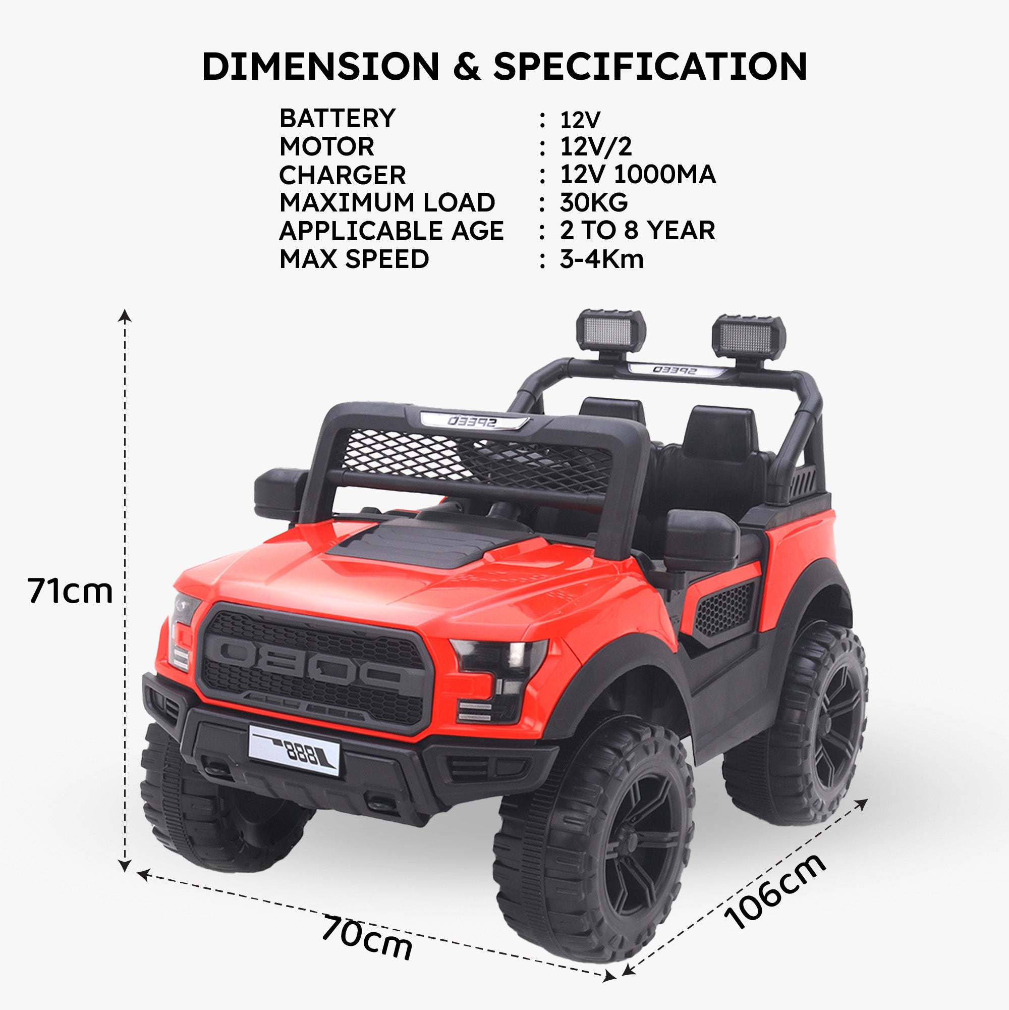 Pobo - Red (Age 2-8)