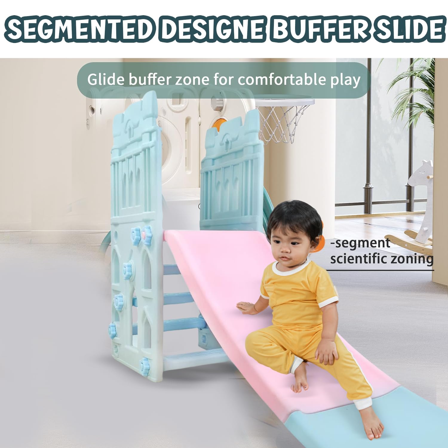 Jammbo Fun-Filled Garden Slide for Kids (Big)
