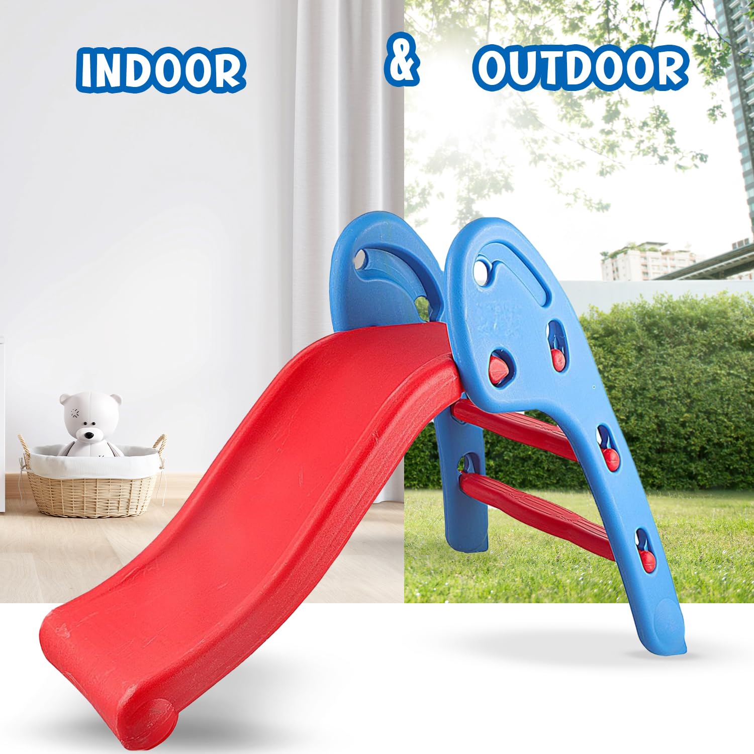 Jammbo Fun-Filled Garden Slide for Kids (Medium)