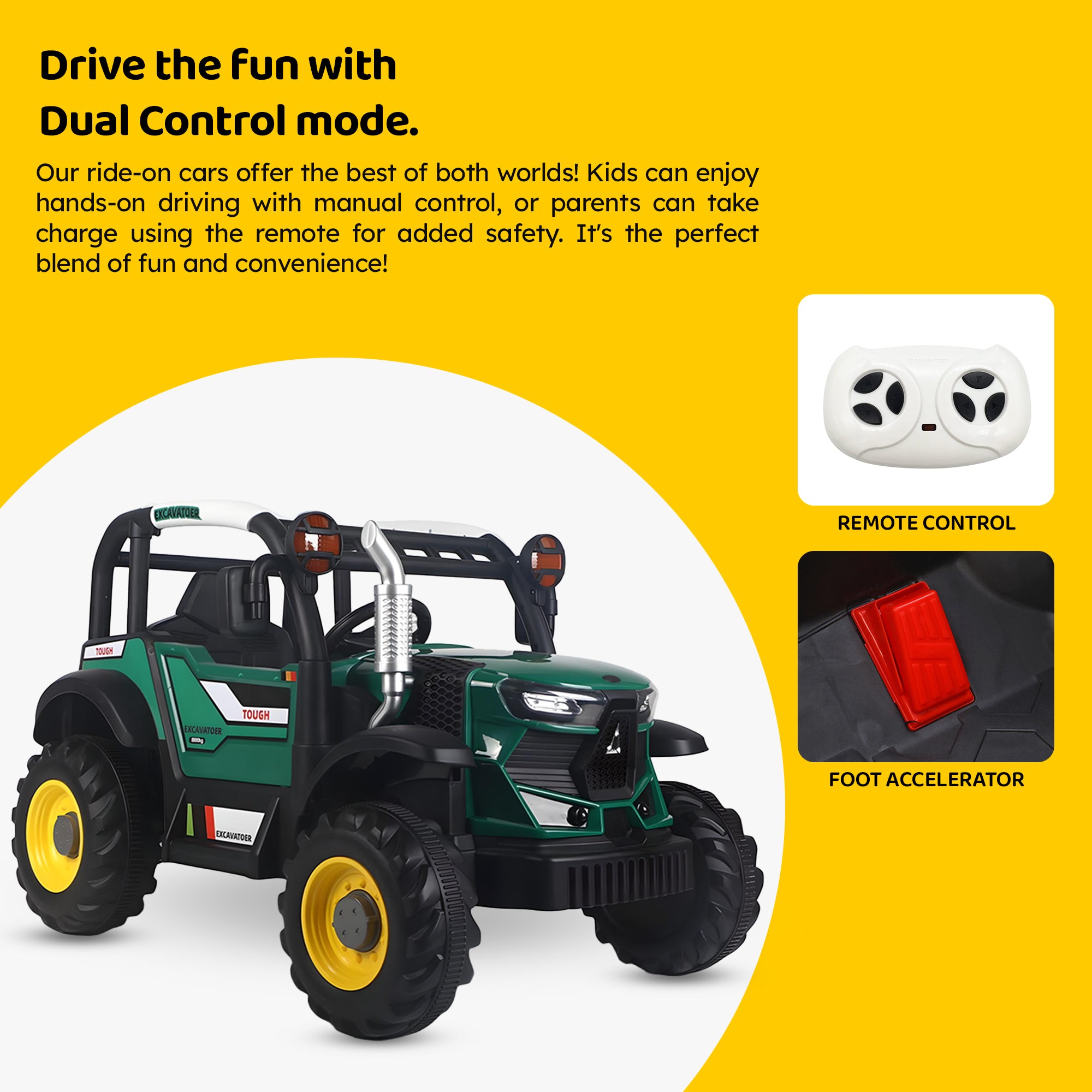 Jammbo Tractor - Green