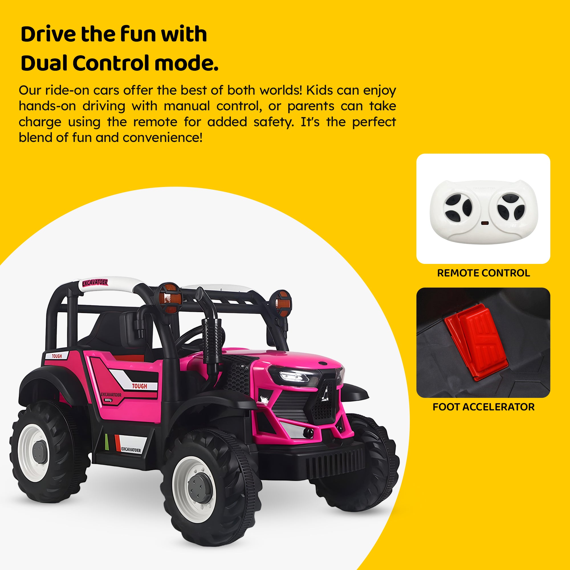 Jammbo Tractor - Pink