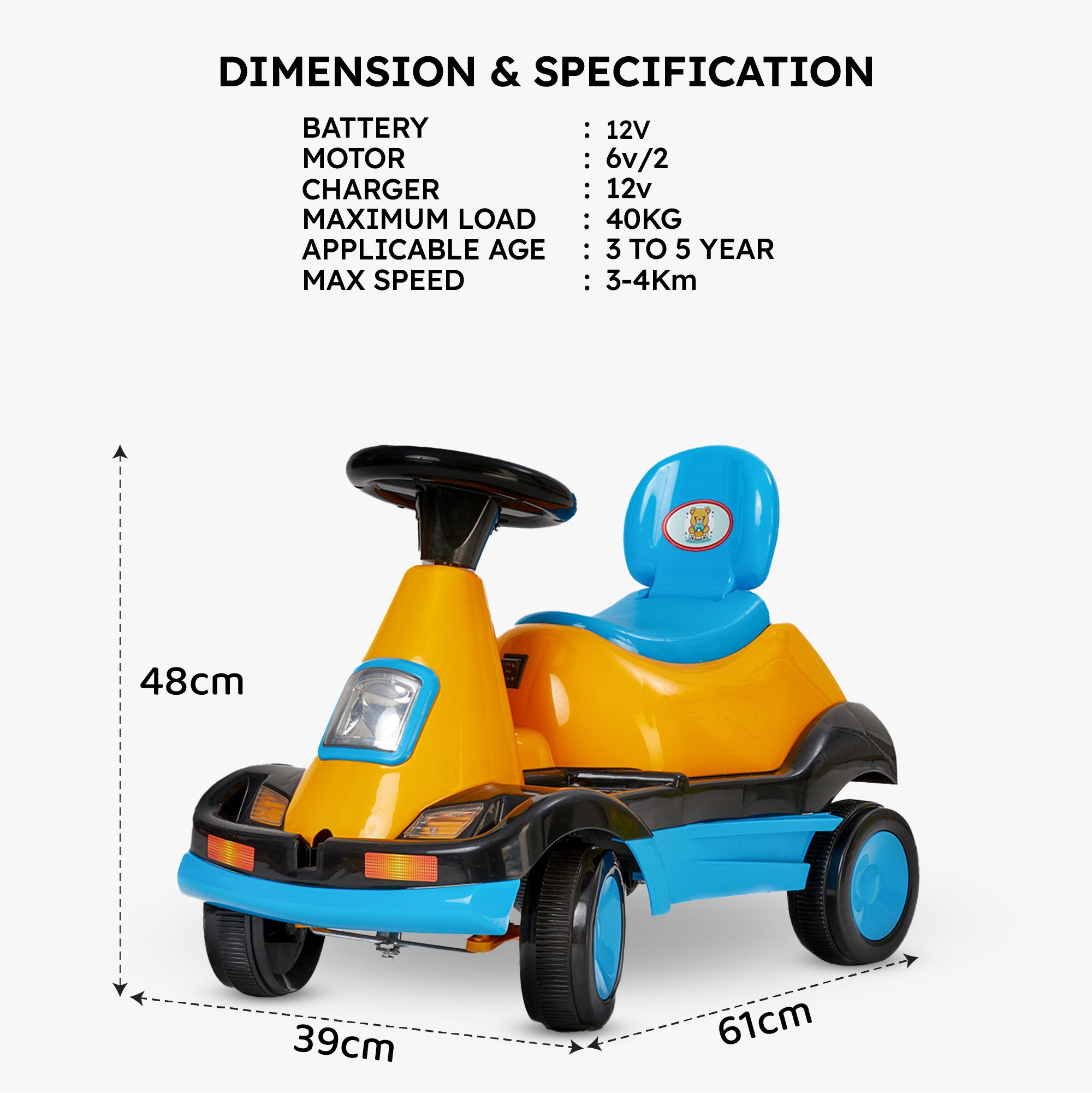 Jammbo Speed Car- Blue